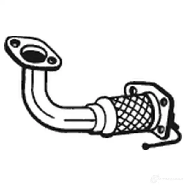 Выхлопная труба глушителя BOSAL M AHF1G 535027 700081 3351647000814 изображение 0