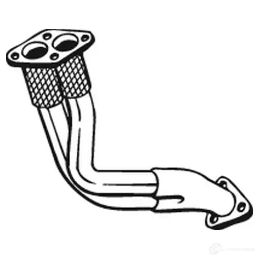 Выхлопная труба глушителя BOSAL 1IV Q3 535481 3351647535170 753-517