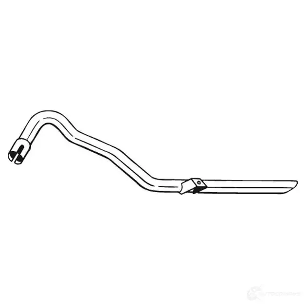 Выхлопная труба глушителя BOSAL 7OSEZC Z 3351648011857 801-185 535778