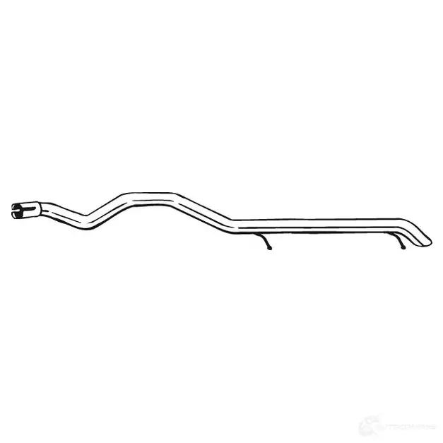 Выхлопная труба глушителя BOSAL V M3X9V 536095 850-043 3351648500436