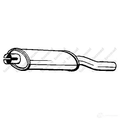 Передний глушитель BOSAL 200151 3351642001519 M0PHP KJ 1423230629