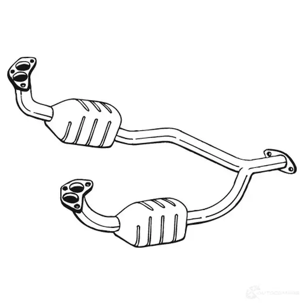 Передний глушитель BOSAL 3351641549159 EU3 G4EI 529142 154915