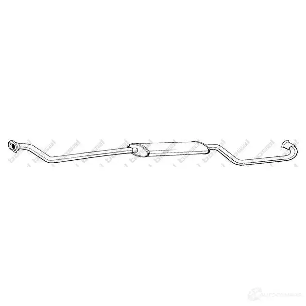 Передний глушитель BOSAL MRT D5IO 294605 3351642946056 534680