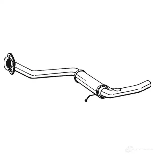 Резонатор BOSAL 528602 3351641003354 100-335 ZCD 0QCY изображение 0