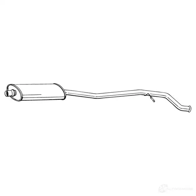 Резонатор BOSAL 534186 286-077 L UPVQL 3351642860772
