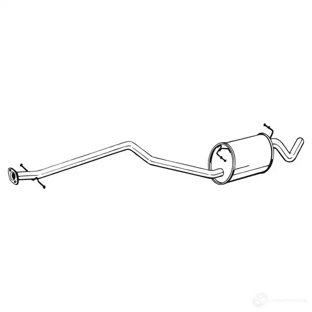 Резонатор BOSAL 3351642910118 X81B9F V 291011 534555