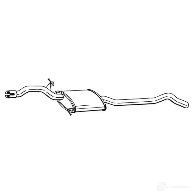 Резонатор BOSAL 3351642844635 2 31ZQC 284-463 533962