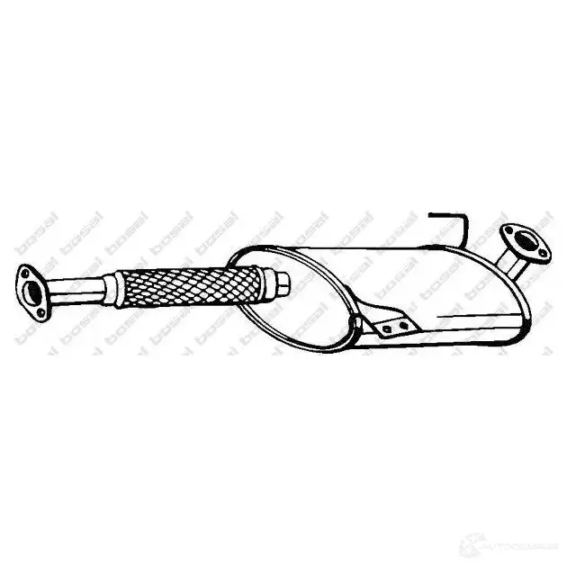 Резонатор BOSAL 185301 I44 BBL 3351641853010 529471