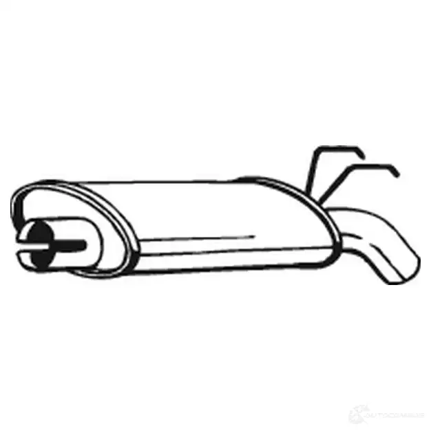 Глушитель BOSAL 7QHL2 GD 529799 200-499 3351642004992