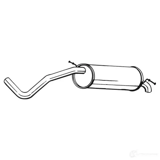 Глушитель BOSAL 530173 A0Q2J H 3351642336352 233-635