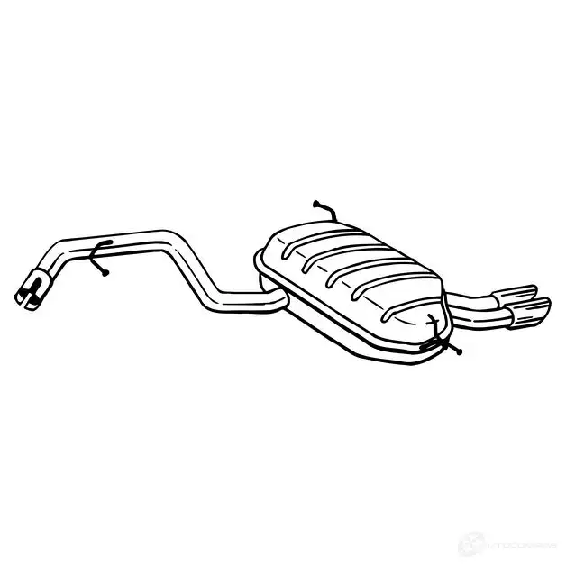 Глушитель BOSAL WUO ZY 3351642796552 279-655 1191827855
