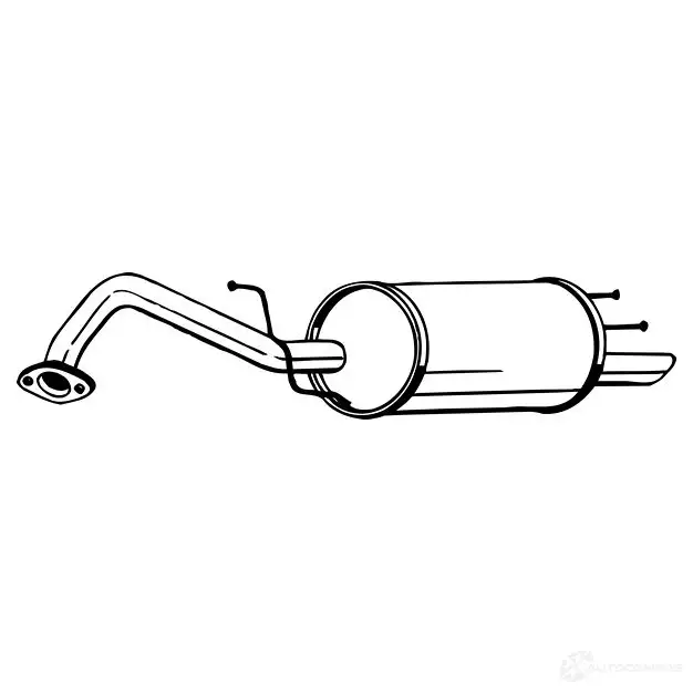 Глушитель BOSAL C 7C8H12 141-009 3351641410091 528835