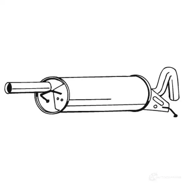Глушитель BOSAL JO CVK 530055 3351642331197 233-119