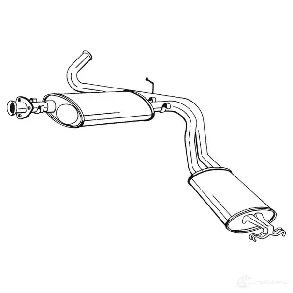 Задний глушитель BOSAL 1191833549 LLUU R 3351642838917 283891