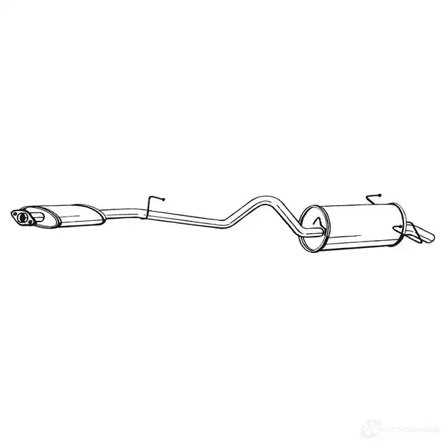 Задний глушитель BOSAL 285071 534030 3351642850711 20PEW SS