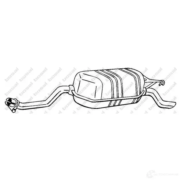 Задний глушитель BOSAL 1423230744 VEFP O3 3351642790413 279041