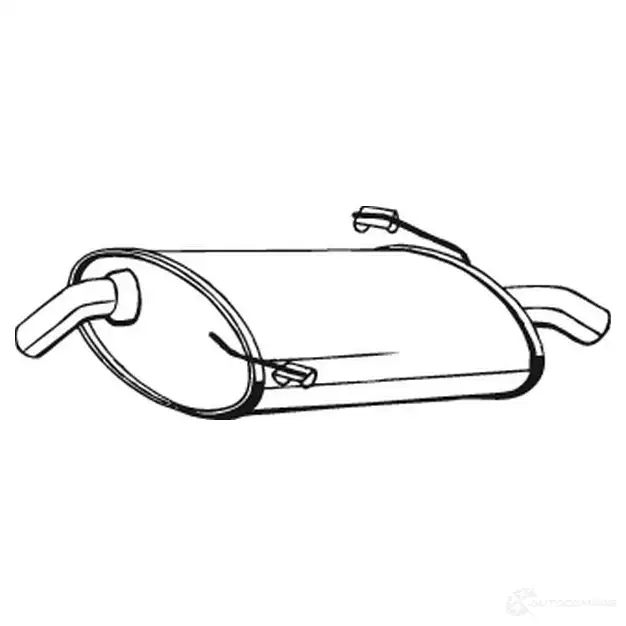 Глушитель BOSAL 190-907 529717 M0JP89 X 3351641909076