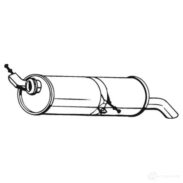 Глушитель BOSAL 3351641901537 E X2L3 529626 190-153