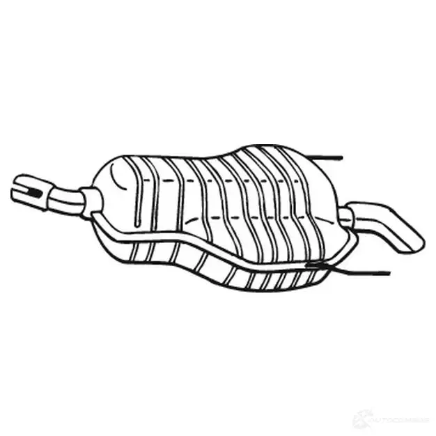 Глушитель BOSAL K SE4GS8 185-469 3351641854697 529517