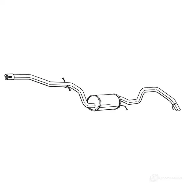 Глушитель BOSAL 1439109315 P LU80 287-483