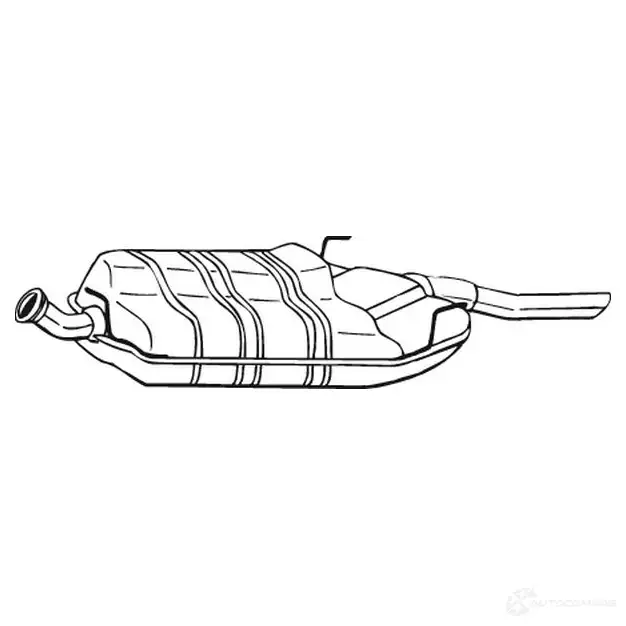 Глушитель BOSAL 3351642158299 529888 L17 O17 215-829
