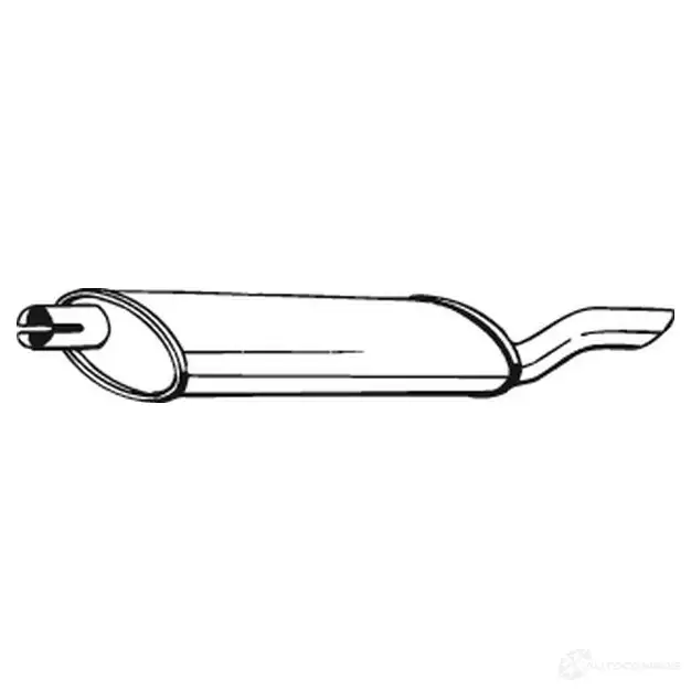 Глушитель BOSAL 141-003 528832 3351641410039 X 1E6V