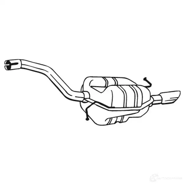 Глушитель BOSAL 233-159 3351642331593 530067 IXEK0 IP