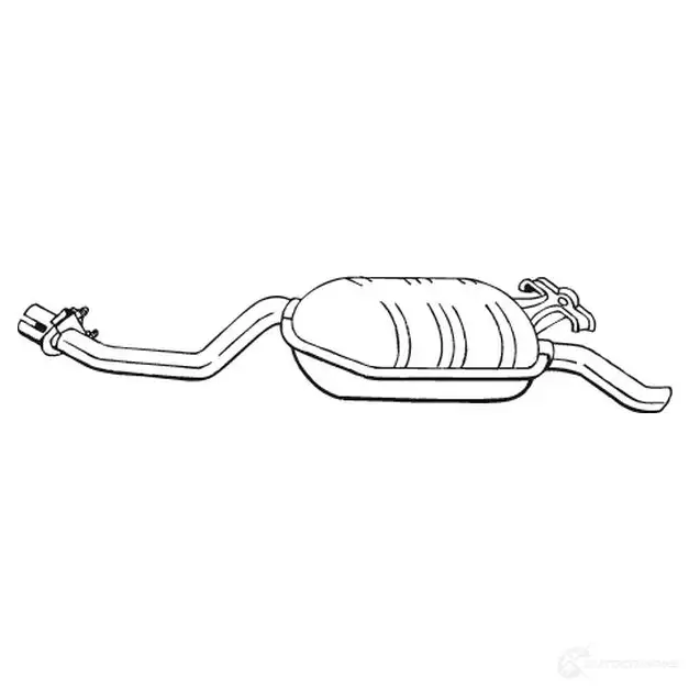 Глушитель BOSAL 278-209 532918 P0 PNRXD 3351642782098