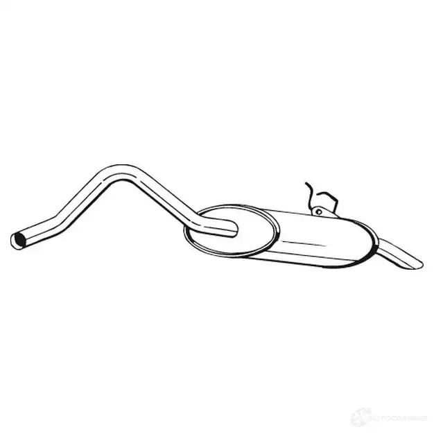 Глушитель BOSAL 529825 200-819 3351642008198 VWK LLI