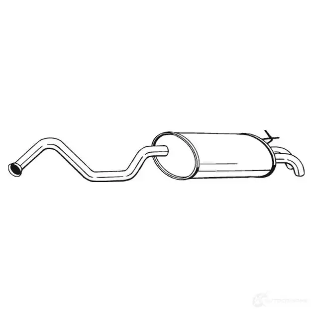 Задний глушитель BOSAL 533012 Q8J5 Y 278731 3351642787314