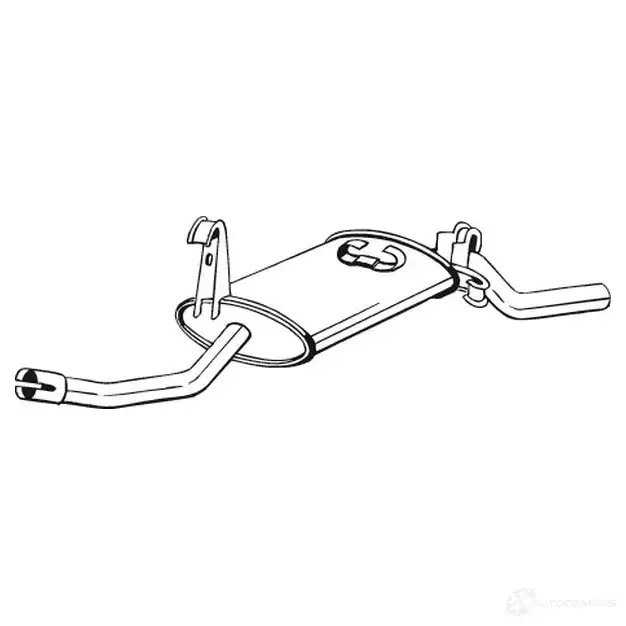 Глушитель BOSAL 528648 Y3FDTW H 3351641058811 105-881 изображение 0