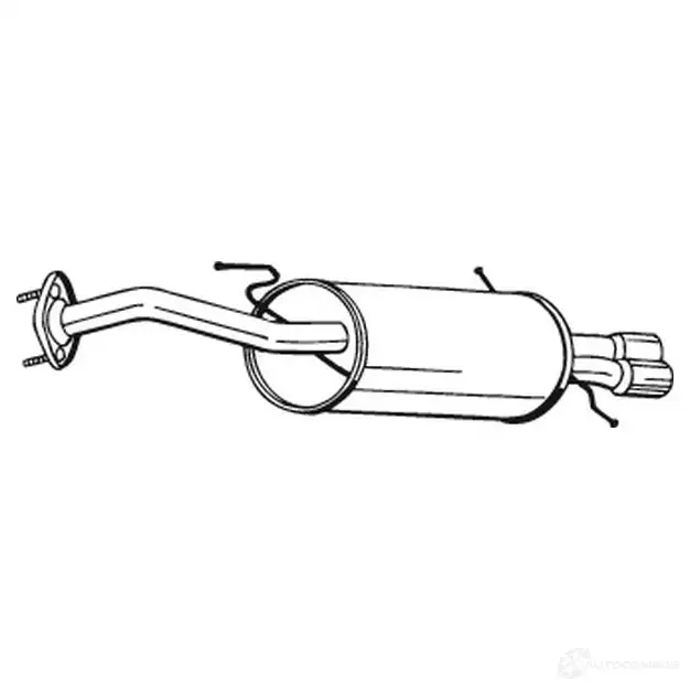 Задний глушитель BOSAL 3351641715738 171573 529312 V 4AAYD