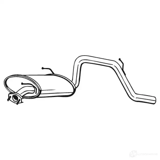 Глушитель BOSAL 3351642193818 529905 219-381 R8 7382 изображение 0