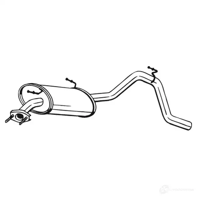 Глушитель BOSAL 532896 3 QGMSE 278-081 3351642780810 изображение 0