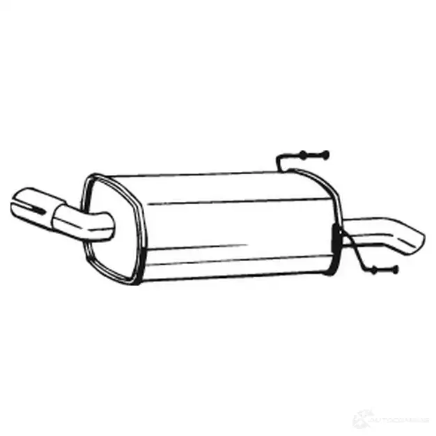 Задний глушитель BOSAL 1X9KP7 M 3351641850477 529404 185047