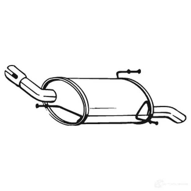 Глушитель BOSAL 185-625 529543 3351641856257 T2BA0Q 3