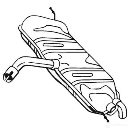 Глушитель BOSAL 233-611 530171 YEK5 HV4 3351642336116