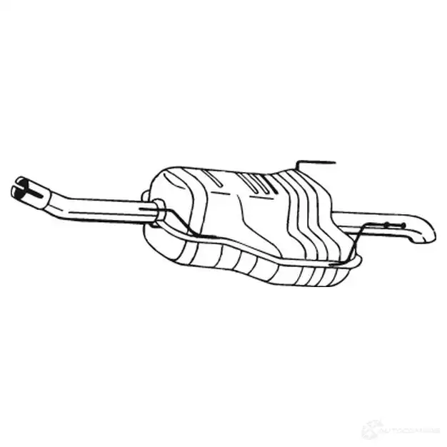Глушитель BOSAL XK 1DY 1439109344 185-493