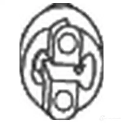 Резинка глушителя BOSAL 3351642554275 530853 F9TG P 255-427