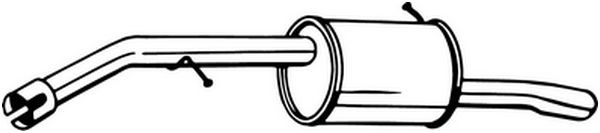 Глушитель BOSAL M AE7N 135-141 1440719488