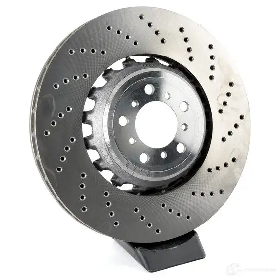 Brake Disc Ventilated - Perforated - Right BMW 1439645319 34118072018 A7DMX O изображение 0