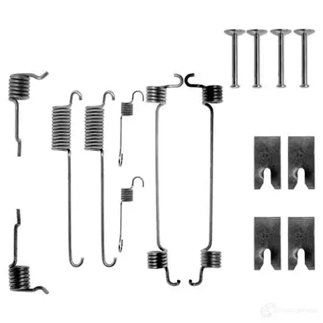 Ремкомплект тормозных накладок BOSCH 352298 1987475057 CO5H5 AS1 84