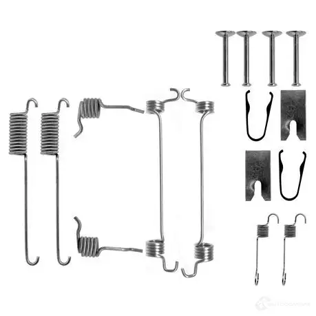 Ремкомплект тормозных накладок BOSCH 352434 1987475221 AS1 85 8JPDD