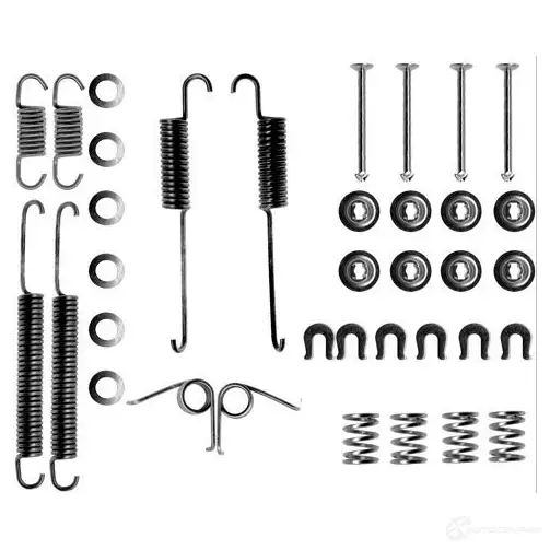 Ремкомплект тормозных накладок BOSCH 1987475145 A S112 352365 XPWXZU