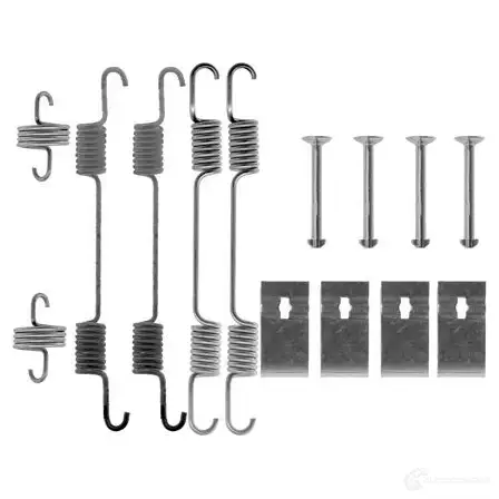 Ремкомплект тормозных накладок BOSCH 352288 AS 027 1987475037 TGOF6