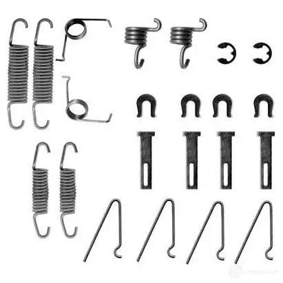Ремкомплект тормозных накладок BOSCH 1987475140 AS1 07 352360 BIP7V
