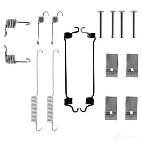 Ремкомплект тормозных накладок BOSCH 352376 FXFHF 1987475158 AS1 24