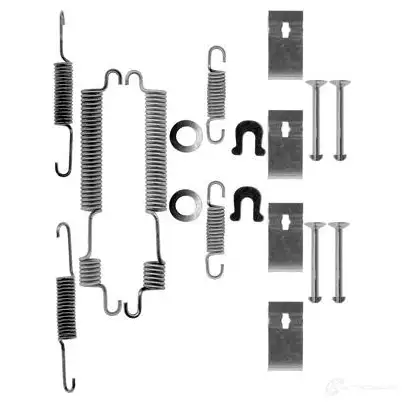 Ремкомплект тормозных накладок BOSCH 1987475176 AS14 2 352394 H20XL