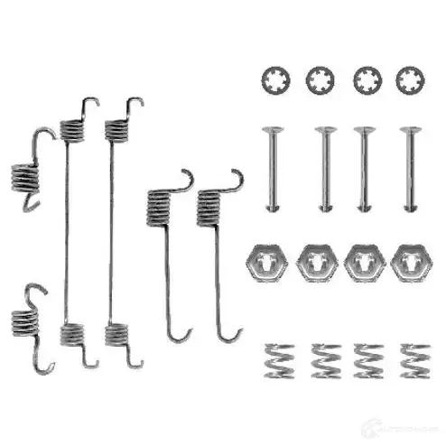 Ремкомплект тормозных накладок BOSCH AS18 3 352433 GX4SL6 1987475220