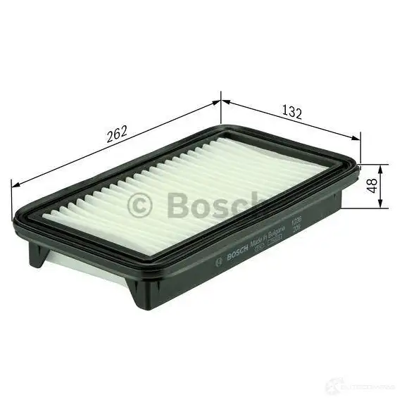Воздушный фильтр BOSCH 369955 f026400093 DD0UBT S 0093 изображение 4